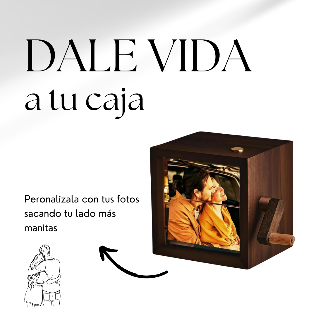 Caja de Fotos Giratoria